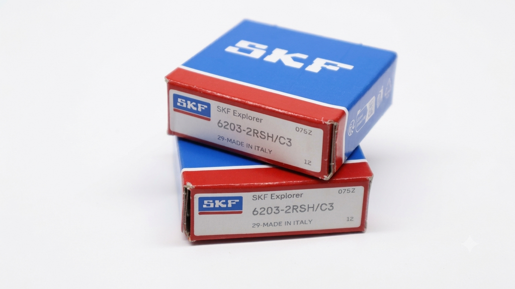 Derbi Transmission SKF C3 Bearing Kit (6203 Steel Cage)