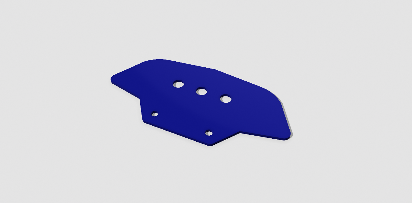 Control Panel - Delta (3 Switch/Button Holes)