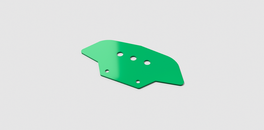 Control Panel - Delta (3 Switch/Button Holes)