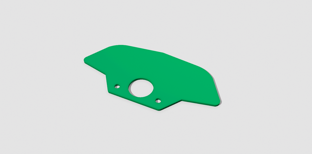 Control Panel - Delta (Blank With Ignition Hole)