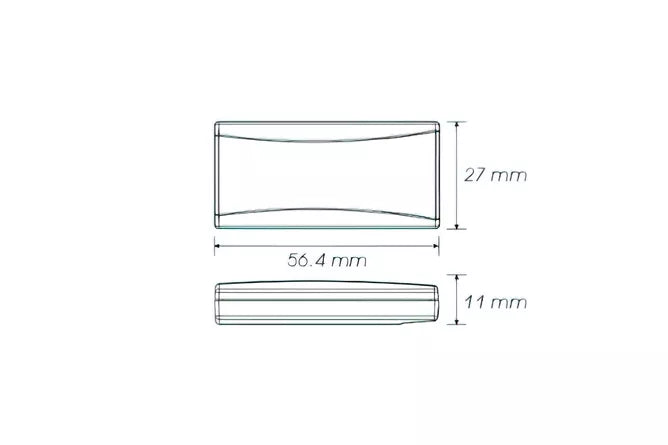 Koso Temperature Gauge Slim (C° )