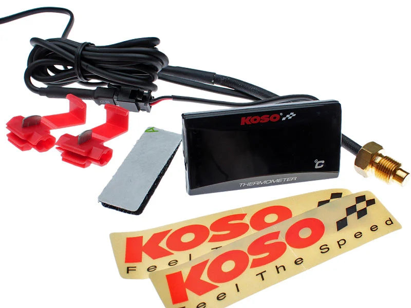 Koso Temperature Gauge Slim (C° )