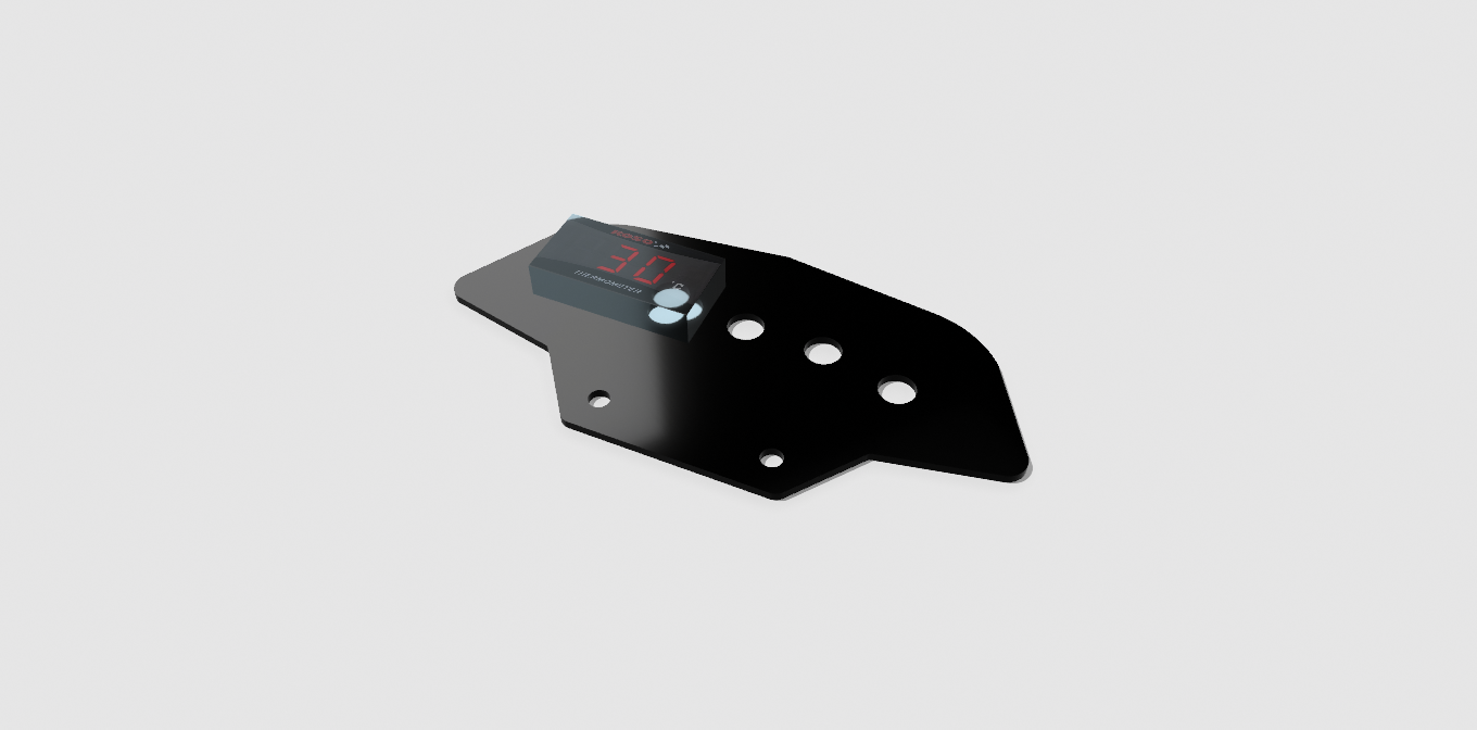Control Panel - Delta (Koso Gauge + 2 Switch + 1 Jet holes )