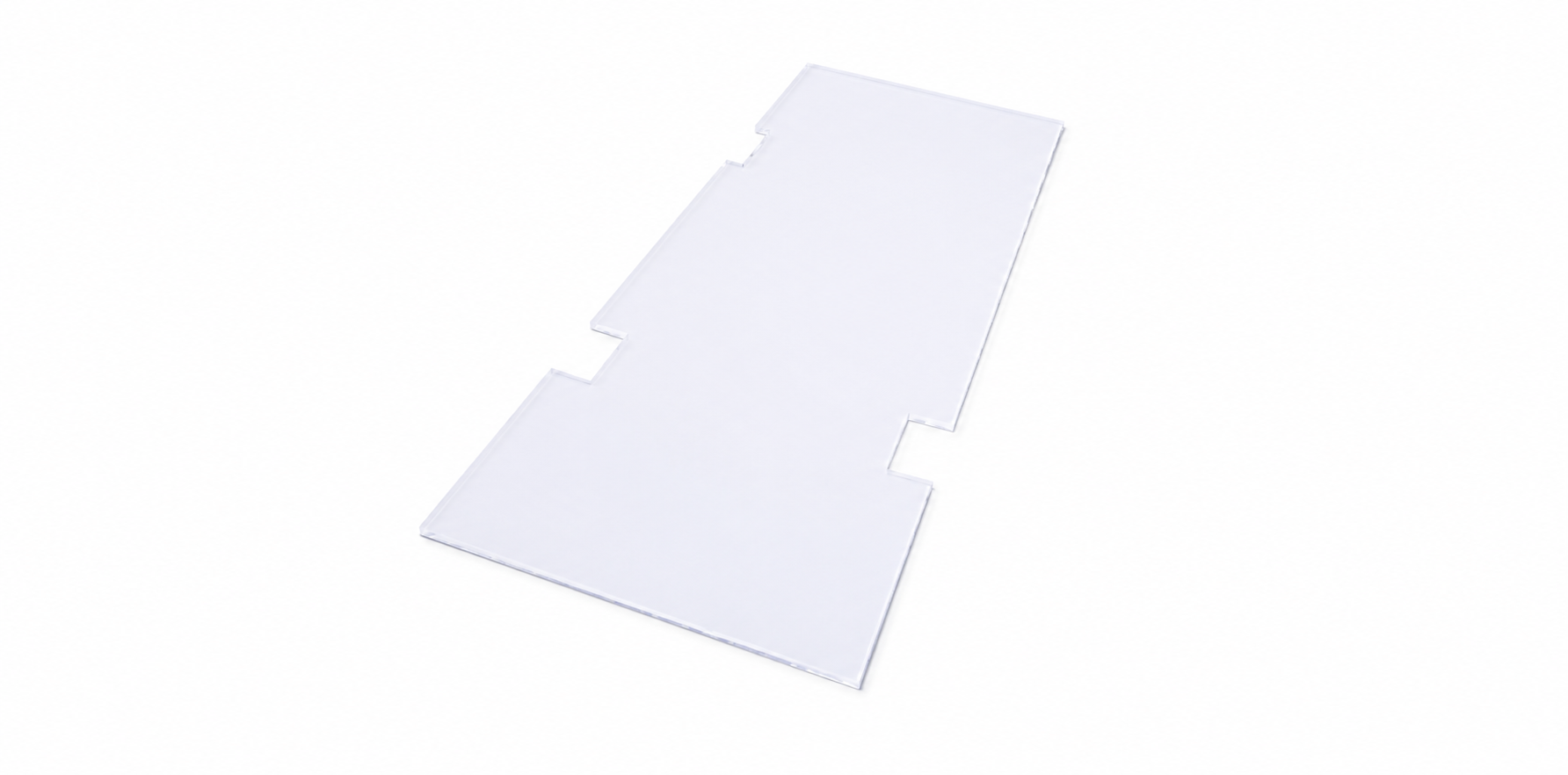 Clear Rear Plastic Mudguard (Derbi Senda platform)