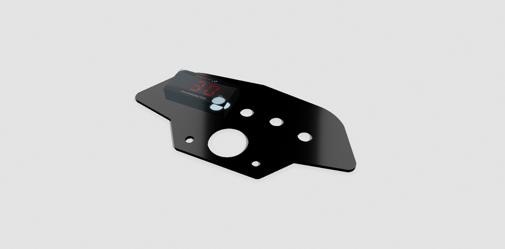 Control Panel - Delta (Koso Gauge + 2 Switch + 1 Jet holes With Ignition Hole)