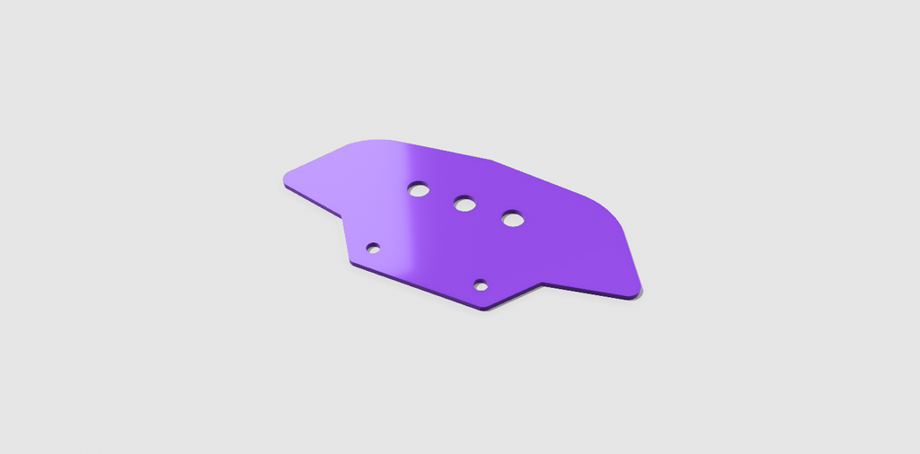 Control Panel - Delta (3 Switch/Button Holes)