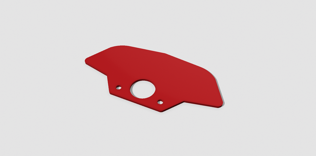 Control Panel - Delta (Blank With Ignition Hole)