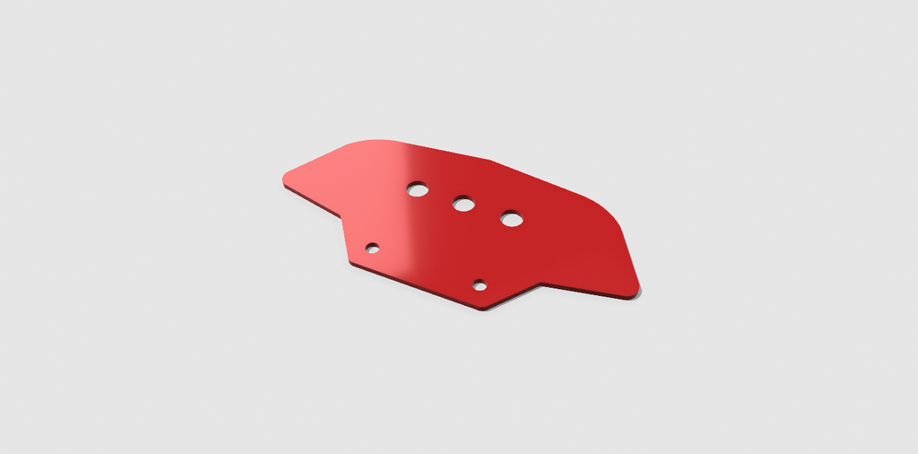 Control Panel - Delta (3 Switch/Button Holes)
