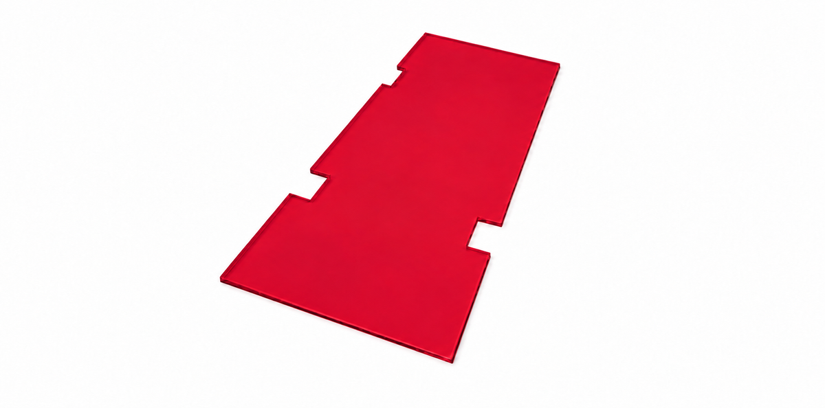 Coloured Clear Rear Plastic Mudguard (Derbi Senda platform)